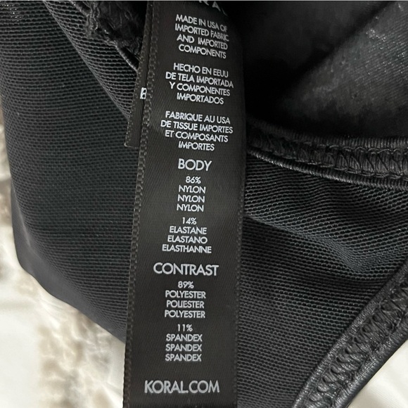 NWT- Koral Black Leopard Infinity Sports Bra - Picture 6 of 6